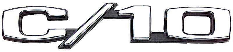 1969-70 Chevrolet Truck; C/10 Front Fender Emblem; Pair