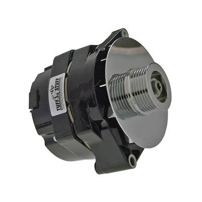 alternator / generator, 80A, 12 volt, Black powdercoated