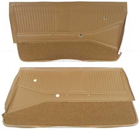 1964 IMPALA SS COUPE AND CONVERTIBLE SADDLE NON-ASSEMBLED FRONT DOOR PANELS