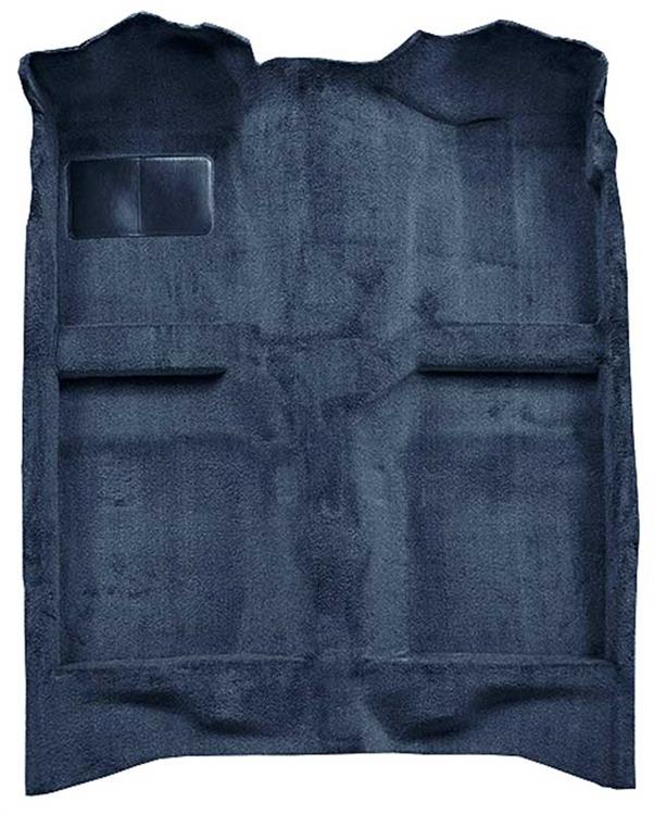 1982-93 Mustang Coupe/Hatchback Passenger Area Cut Pile Carpet with Mass Backing - Regatta Blue