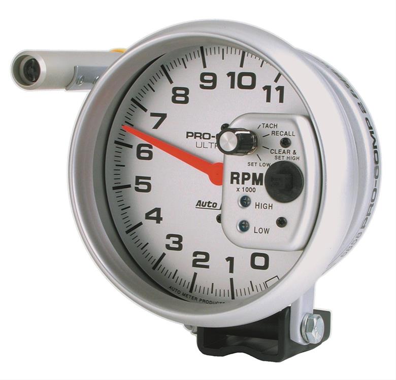 Tachometer 127mm ( 5" ) 0-11.000rpm Ultra-lite Free-standing Shiftlight / Memory