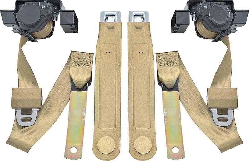 Tan OEM Style Front Bucket Seat Belts