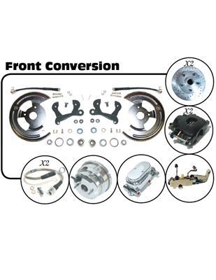 Disc Brake Conversion, Front, Power Assist