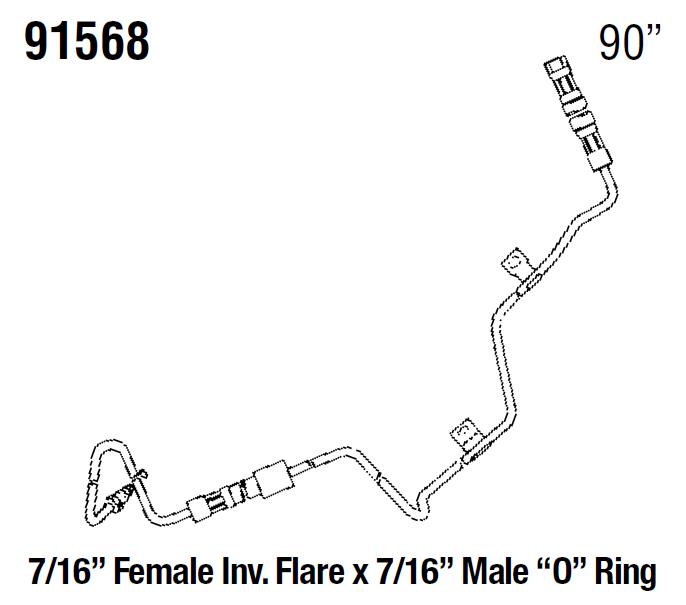 Hose, Power Steering, Pressure