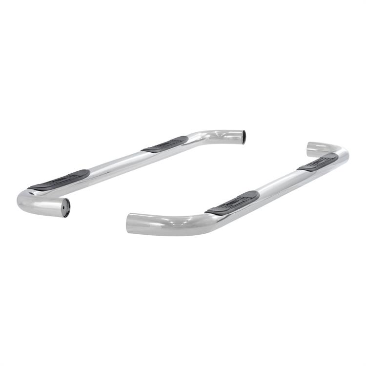 Step Bars, 3 in. Diameter, Stainless Steel, Polished