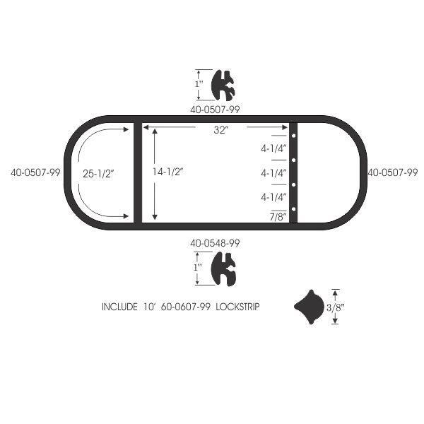 Rear Window Weatherstrip Seal