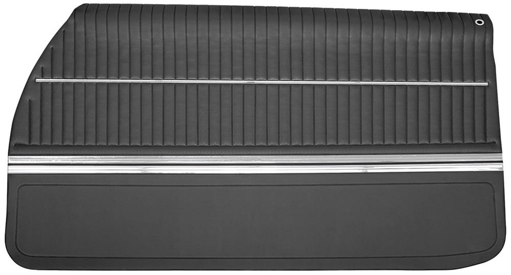 Side Panels, 1968-69 Cutlass S/442, Convertible Rear, Assembled PUI, Black