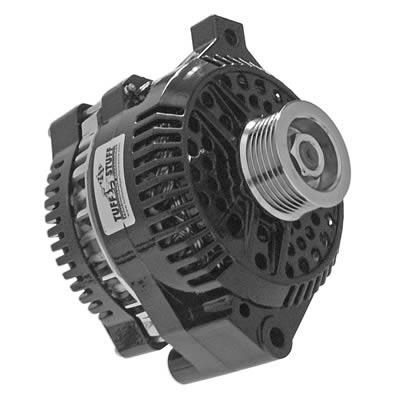 alternator / generator, 200A, 12 volt, Black powdercoated