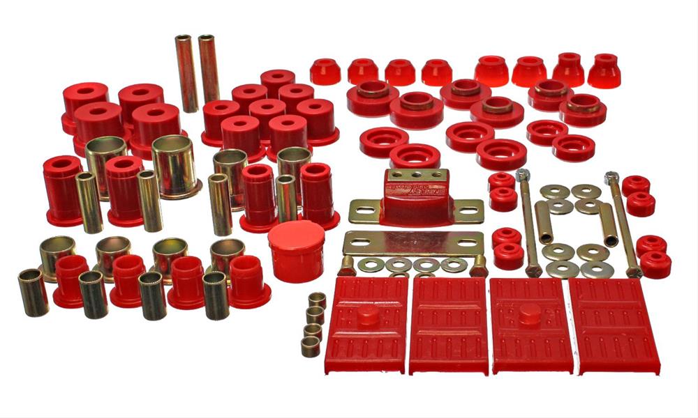 Urethanebush Kit Complete Hyper-flex Red