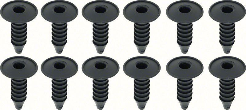 PLASTIC FIREWALL INSULATION RETAINER - SET OF 12 PIECES