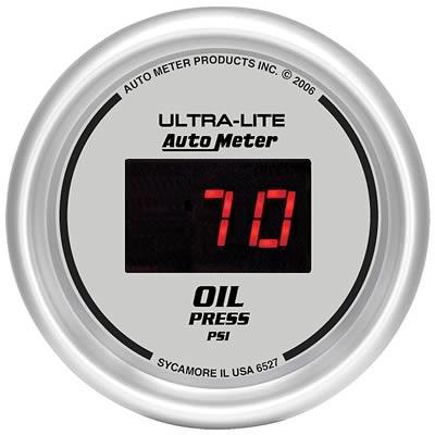 Oilpressure Gauge 52mm 0-100psi Ultra-lite Digital Electric