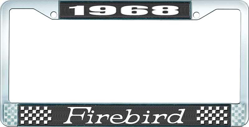 1968 FIREBIRD LICENSE PLATE FRAME - BLACK