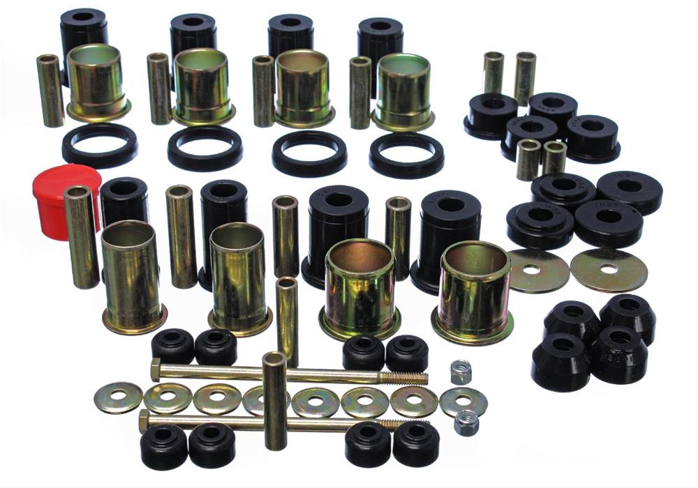 Bushing Kit, Polyurethane, Black