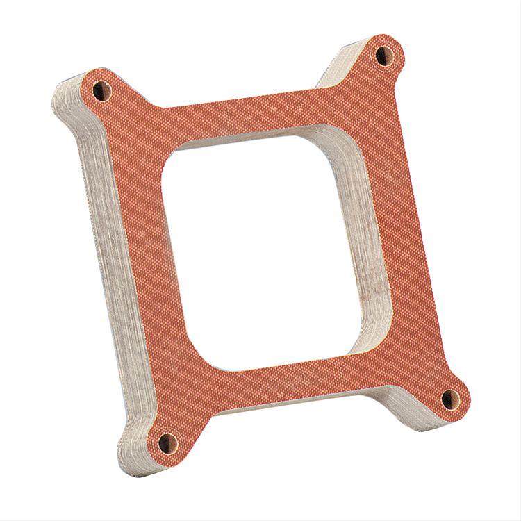 Carburetor Spacer, Phenolic, 1 in. Thick, Open, Square Bore