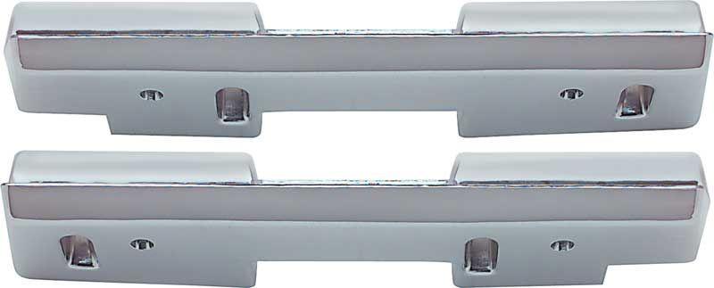 Arm Rest Bases Front Chrome 2-door