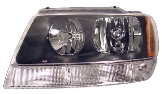 Headlamps Clear / Black