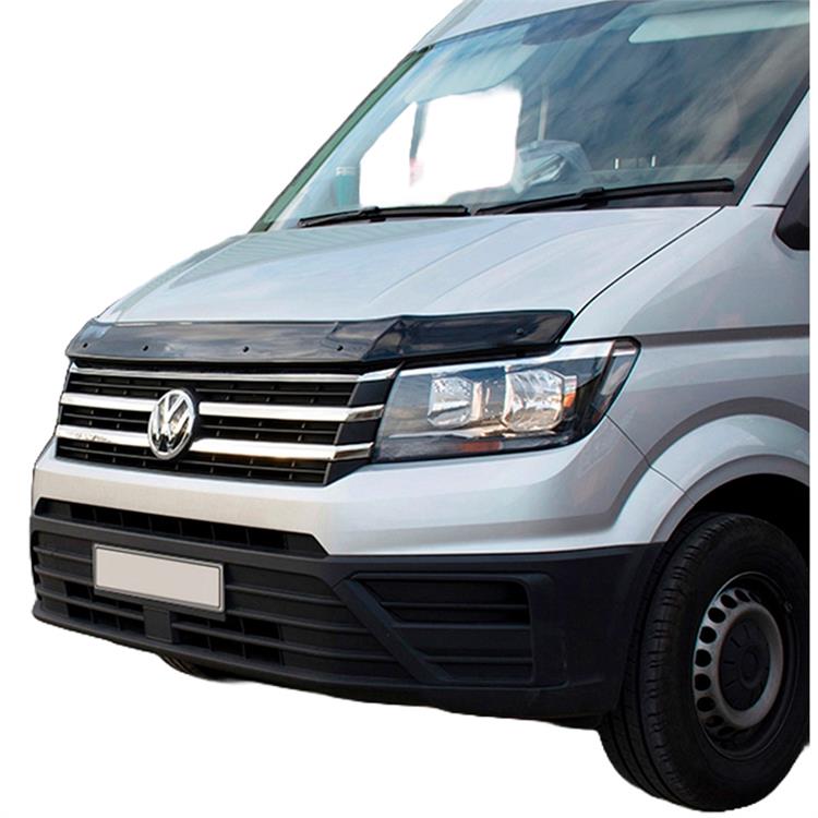 Oneway Bonnet Protector suitable for Volkswagen Crafter MK2 2016- & MAN TGE MK1 PreFacelift 2016- - Gloss black