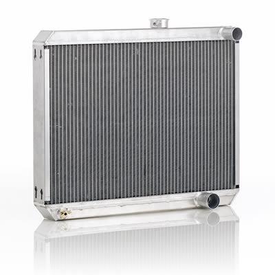 Natural Finish Downflow Radiator for GM w/Std Trans.