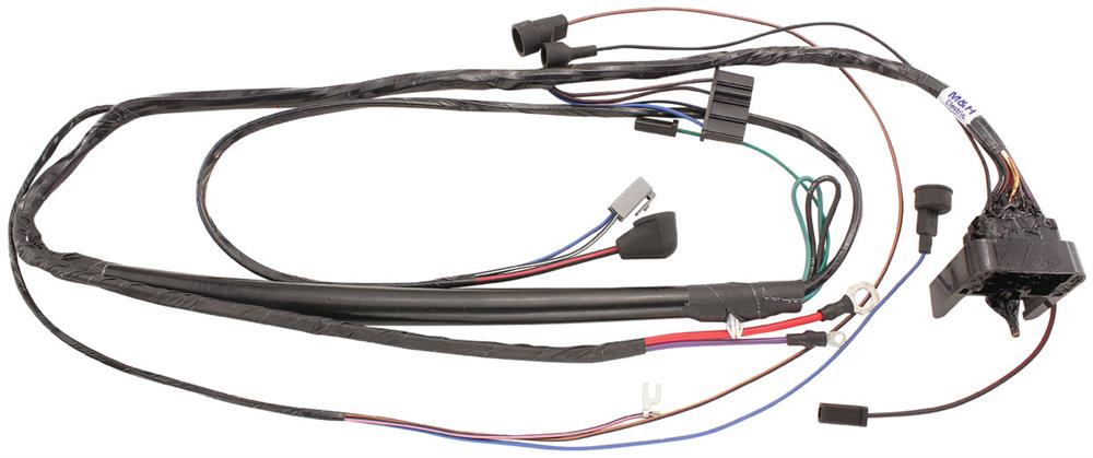 Wiring Harness, Engine, 1969 Bonn/Cat, w/ HD 62-Amp Alternator & Gauges