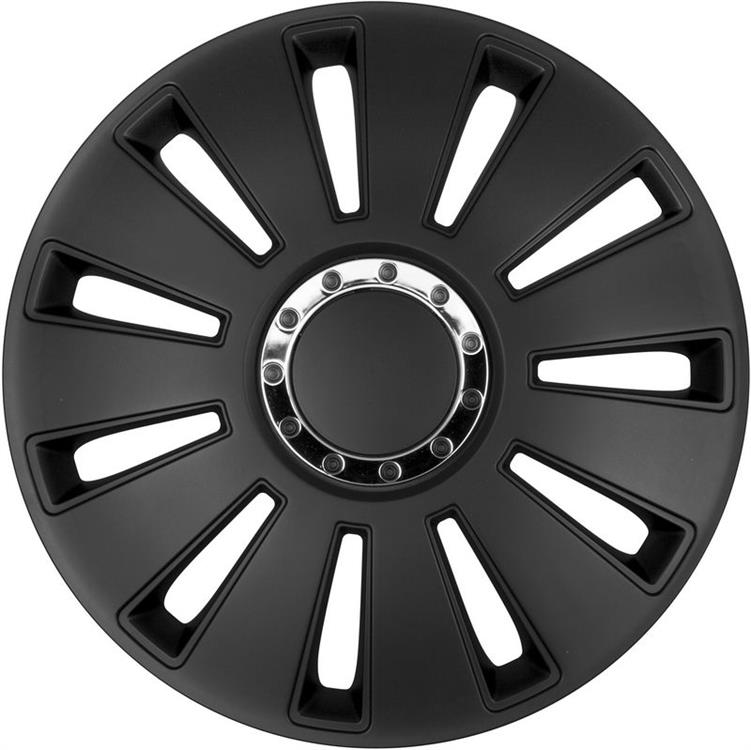 4-Delige Wieldoppenset Silverstone Pro 16-inch zwart