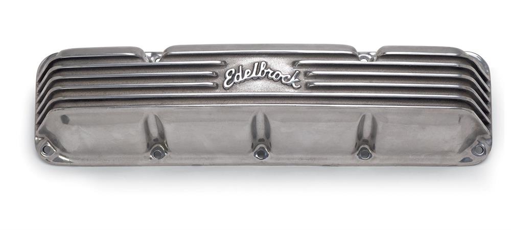 ventilkåpor med Edelbrock logo AMC Jeep V8