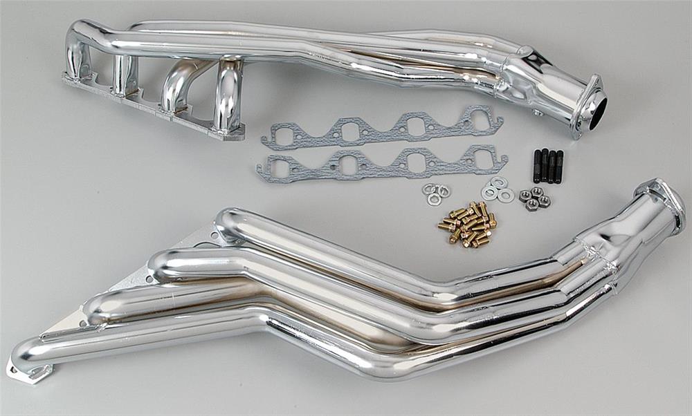 headers, 1 5/8" pipe, 2,5" collector, Chrome
