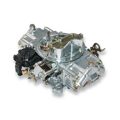 Carburetor, Street Avenger, 670 cfm, Square Bore, 4-Barrel, Vacuum, Manual Choke, Dual Inlet, Silver, Each