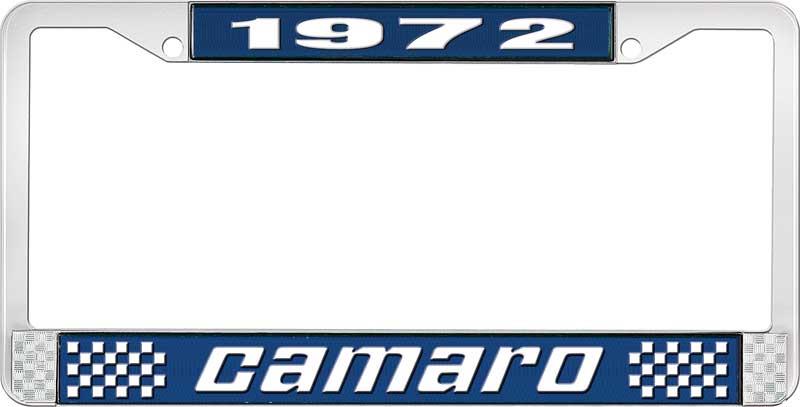nummerplåtshållare, 1972 CAMARO STYLE 2 blå