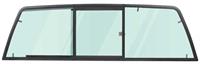 1988-99 Chevrolet/GMC C/K (GMT400 Series) Pickup; Sliding Rear Window; Three Panel; Light Green Tint