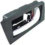 interior door handle - rear right - black+chrome