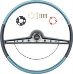 1963 Impala Steering Wheel Kit ; Two Tone Blue