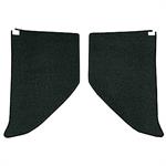 1964-66 Chevrolet/GMC Truck	 Carpet Kick Panel Inserts	 w/ Cardboard Backing	 Loop	 Blue Green