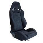 Sport seat 'LH' - Black - Dual-side reclinable back-rest - incl. slides
