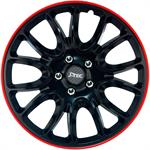 Set J-Tec wheel covers Hero GTR 15-inch black/red trim