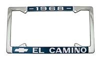 68 EL CAMINO LICENSE FRAMES