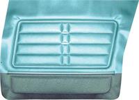 1966 IMPALA 4 DOOR WAGON 2 TONE AQUA/TURQUOISE NON-ASSEMBLED FRONT DOOR PANELS