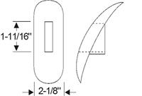 Grommet, front and rear bumper