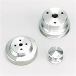 Pulley Kit, Billet aluminum, Serpentine