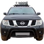 Oneway Bonnet Protector suitable for Nissan Navara D40 2005-2010 - Gloss black