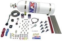 Nitrous Oxide System, NX Direct Port, Wet, 100-500 hp, 15 lb. Bottle, White