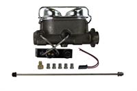Brake Master Cylinder, 4-Wheel Drum, Manual Dual-Bowl Master Cylinder Upgrade, 1" Bore, Cast Iron