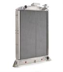 Natural Finish Downflow Radiator for Ford w/Auto Trans