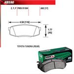 brake pads, rear, LTS