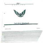 Firebird 1989 Shop Manual