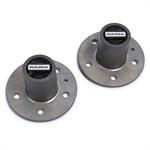 Locking Hubs, Manual, Standard, Aluminum, Chrome, Polished Dial, Chevy, Dodge, Ford, International, Jeep, Pair