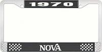 nummerplåtshållare, 1970 NOVA STYLE 2 svart