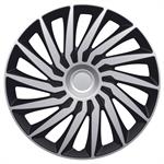 Set wheel covers Kendo 15-inch silver/black