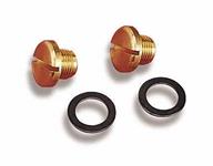 Fittings, Fuel Bowl Plugs, Male Threads, Brass