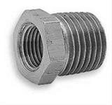Fitting, Pipe Thread Reducer, Straight, Brass, 1/4 in. NPT Female Threads, 3/8 in. NPT Male Threads, Each