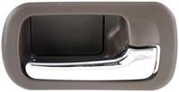 interior door handle rear right sedan, taupe/chrome
